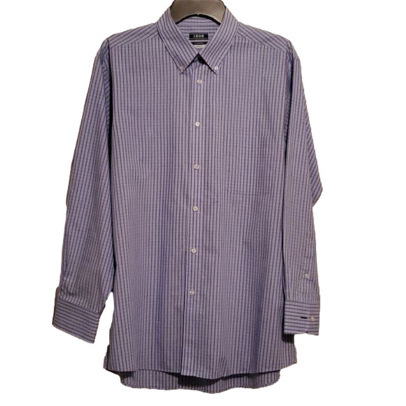 NWOT IZOD Men's Regular Fit Button Down Dress Shirt size Large - Picture 1 of 9